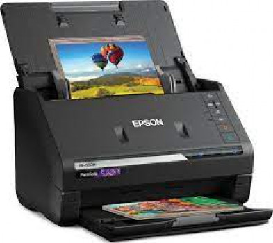 Epson Scanner FastFoto Wireless High-Speed Photo and Document Scanning System, Black | B11B237401DA